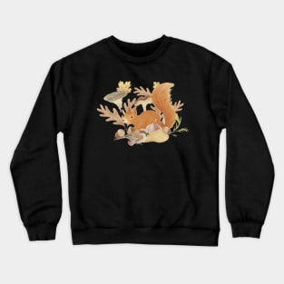 Squirrel Whisperer Funny Forest Animal Squirrel Lover Crewneck Sweatshirt